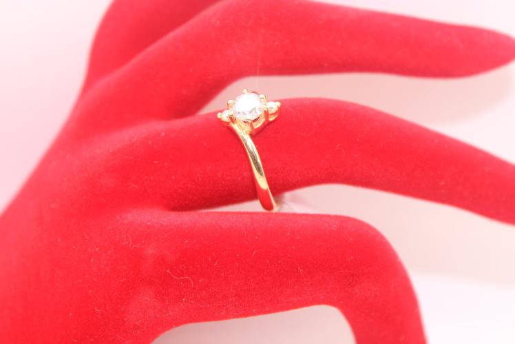 Anillo compromiso/Engemen 14K