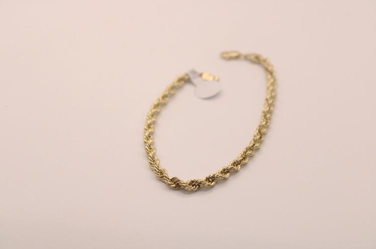 14k Rope Bracelet