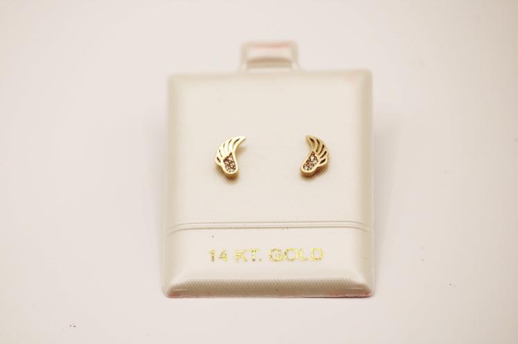 Small wings 14 Earring