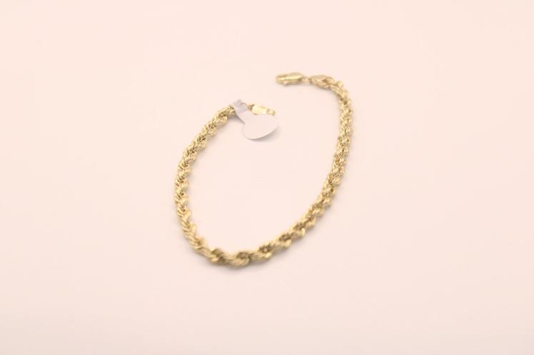 14k Rope Bracelet