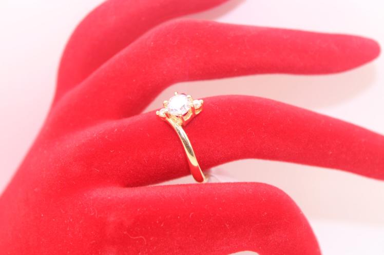 Anillo compromiso/Engemen 14K
