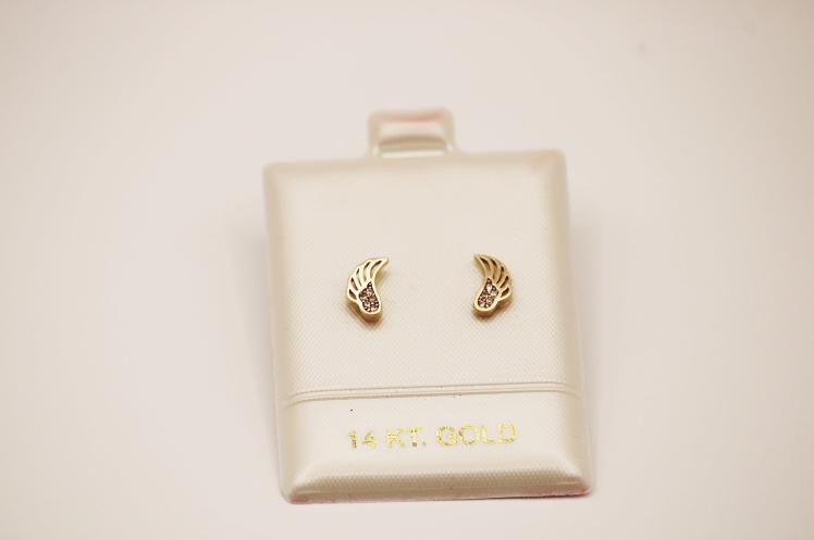 Small wings 14 Earring
