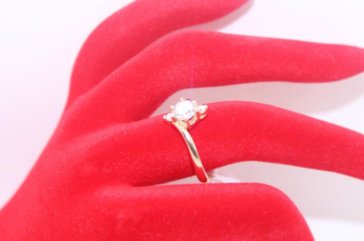 Anillo compromiso/Engemen 14K