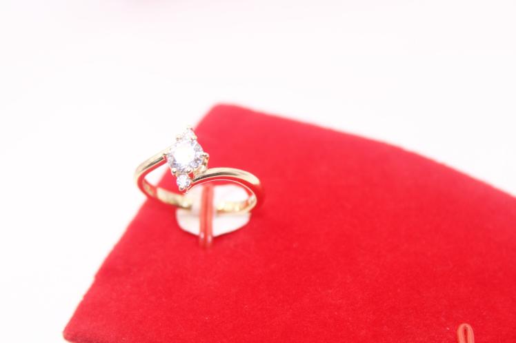 Anillo compromiso/Engemen 14K