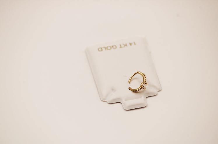 Nose piercings 14k