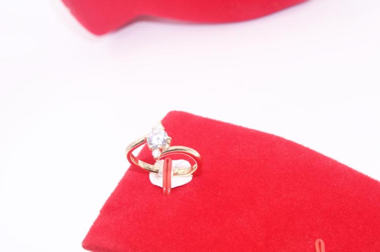 Anillo compromiso/Engemen 14K