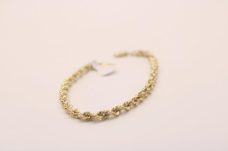 14k Rope Bracelet
