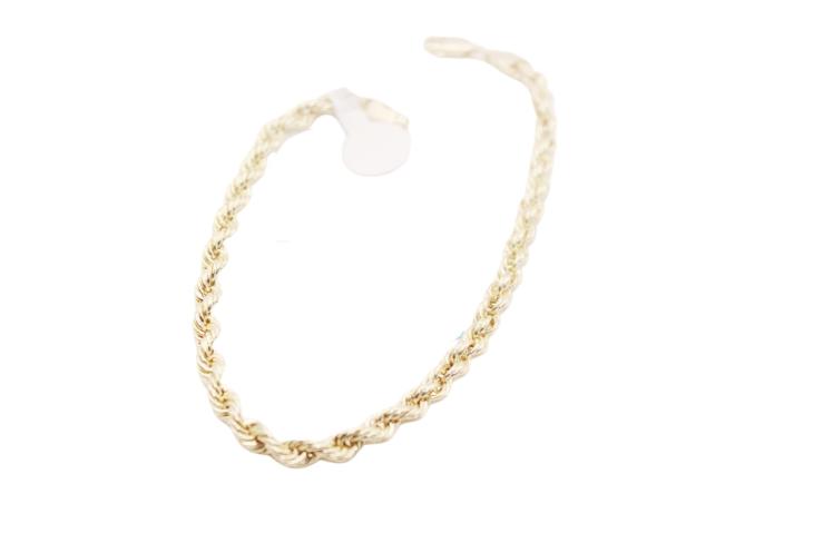 14k Rope Bracelet