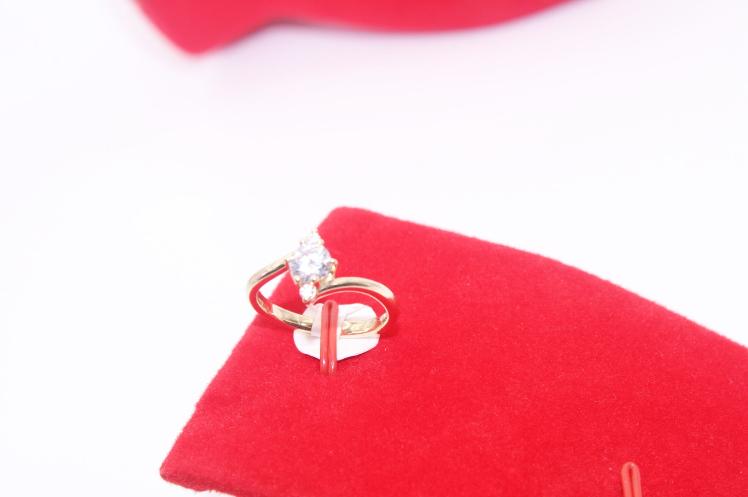Anillo compromiso/Engemen 14K