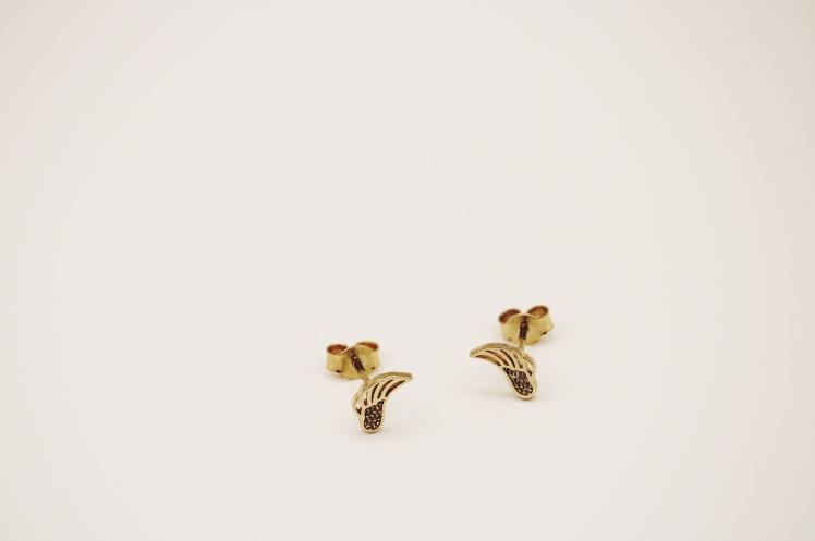 Small wings 14 Earring