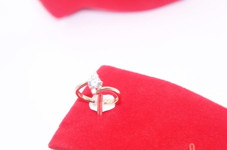 Anillo compromiso/Engemen 14K