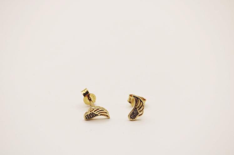 Small wings 14 Earring