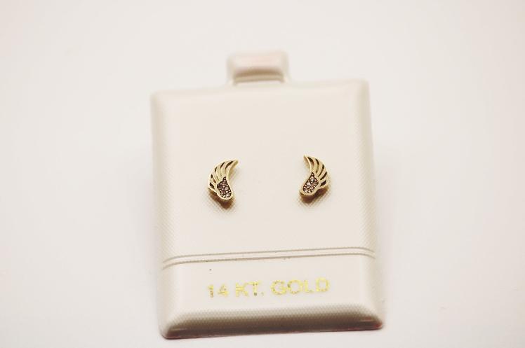 Small wings 14 Earring