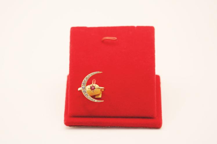 Luna women ring 14k