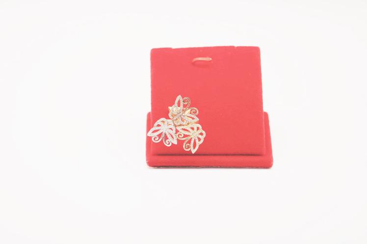 three butterfly women ring 14k