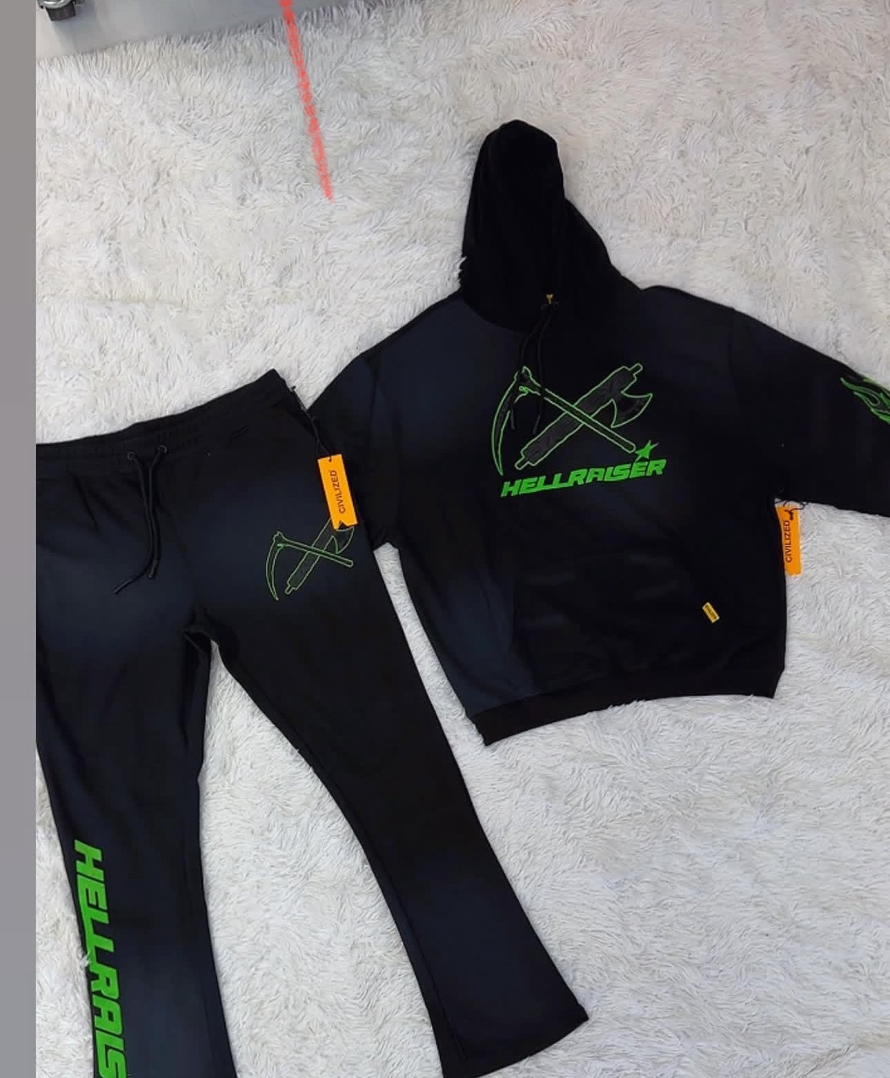 Hellraiser sweater and pant set