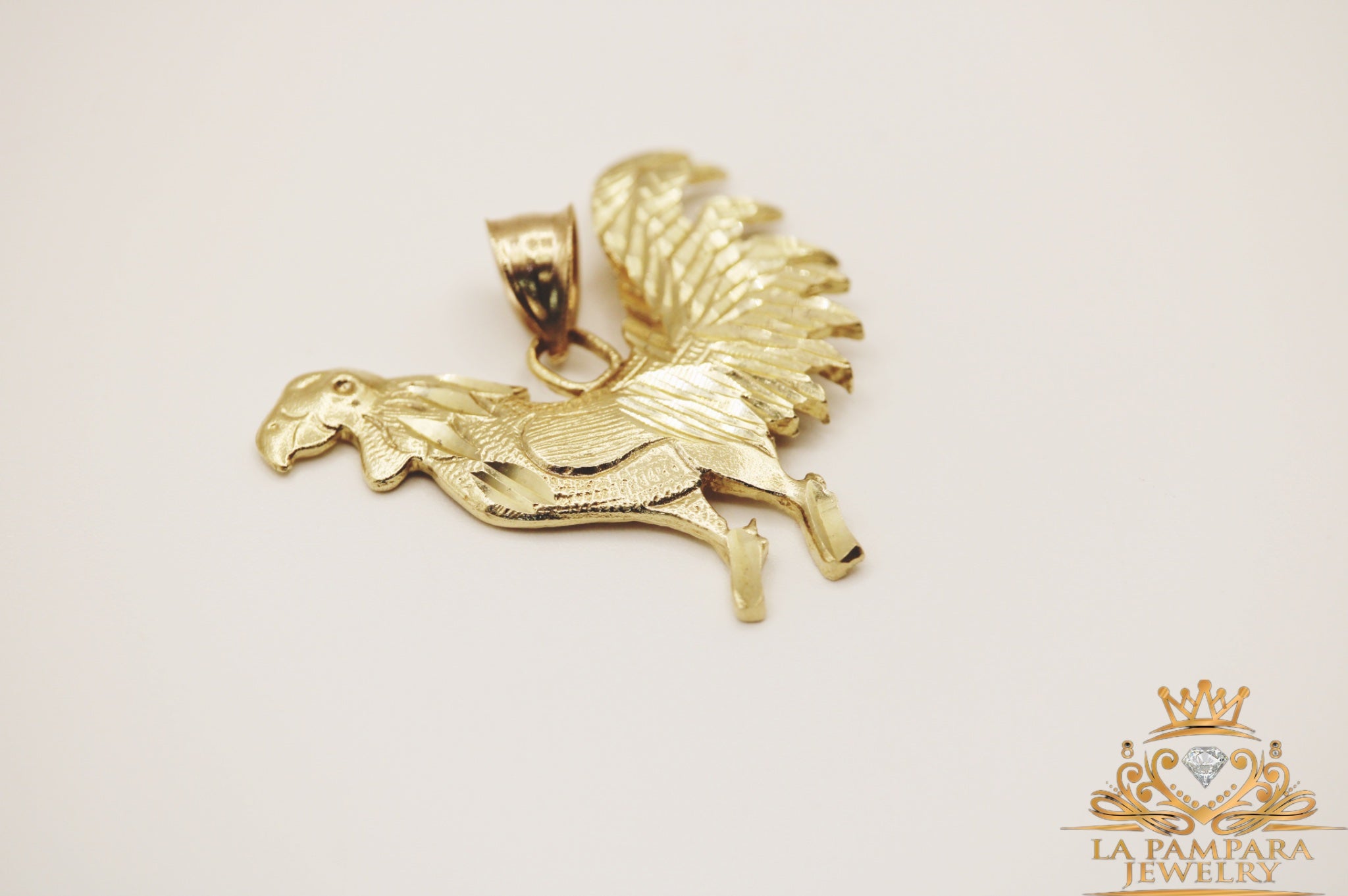 Medalla de gallo 14k