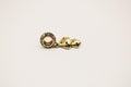 Colorful Hongo charm 14k
