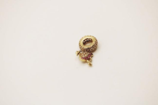 Flamenco charm 14k