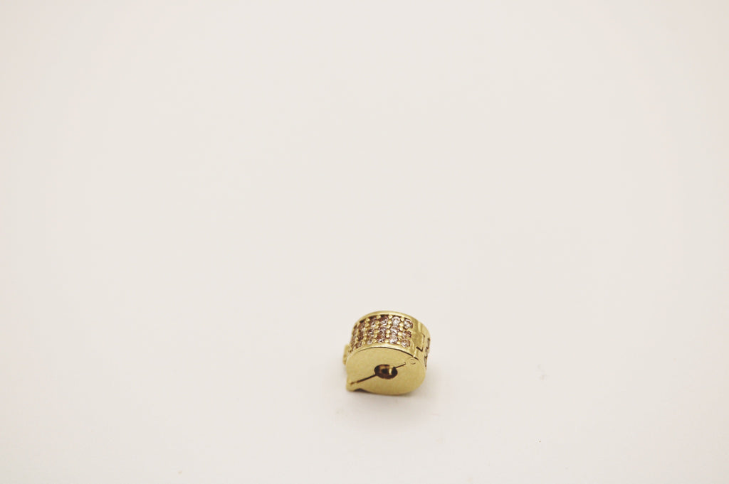 Small charm cz 14k