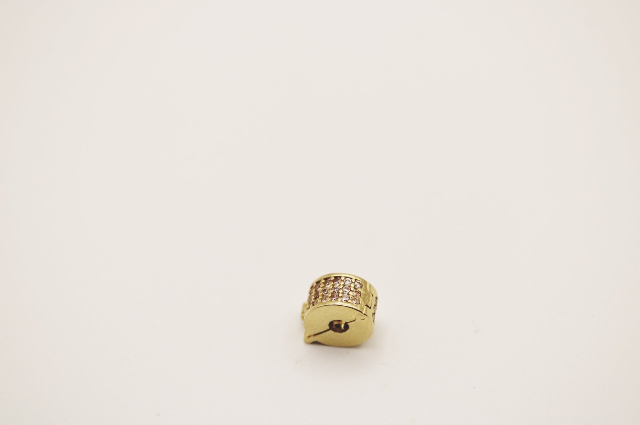 Small charm cz 14k