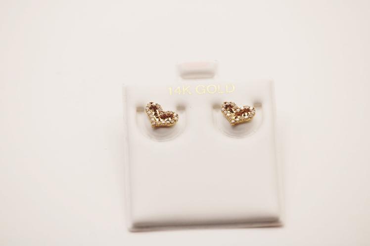 Hearth Earring 14k