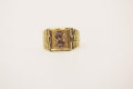 Money sign men ring 14k