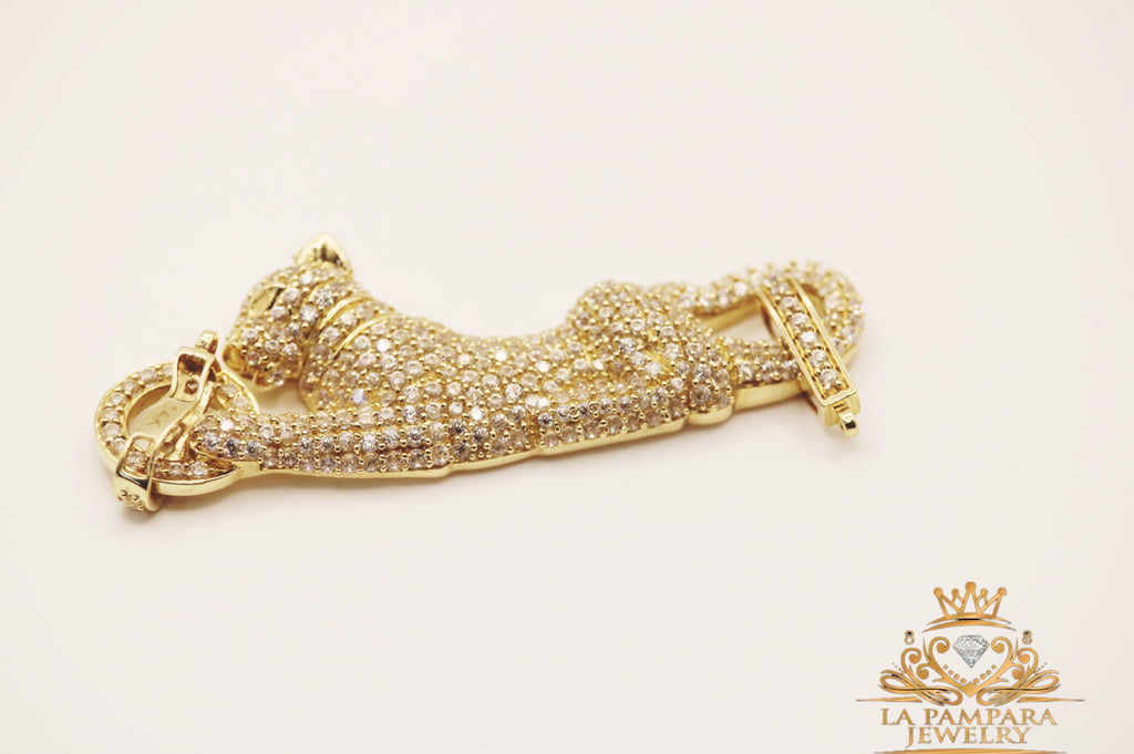 Pantera pendant 14k