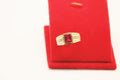 Red CZ stone Ring 14k