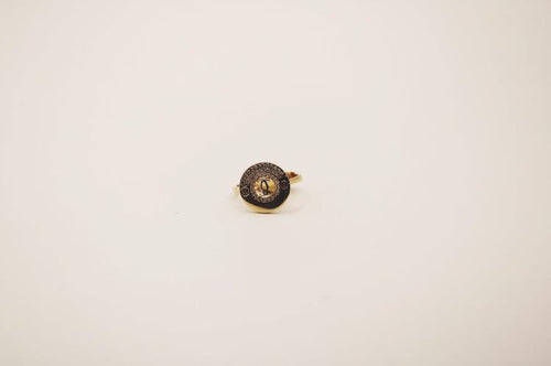 Circle women  ring 14k