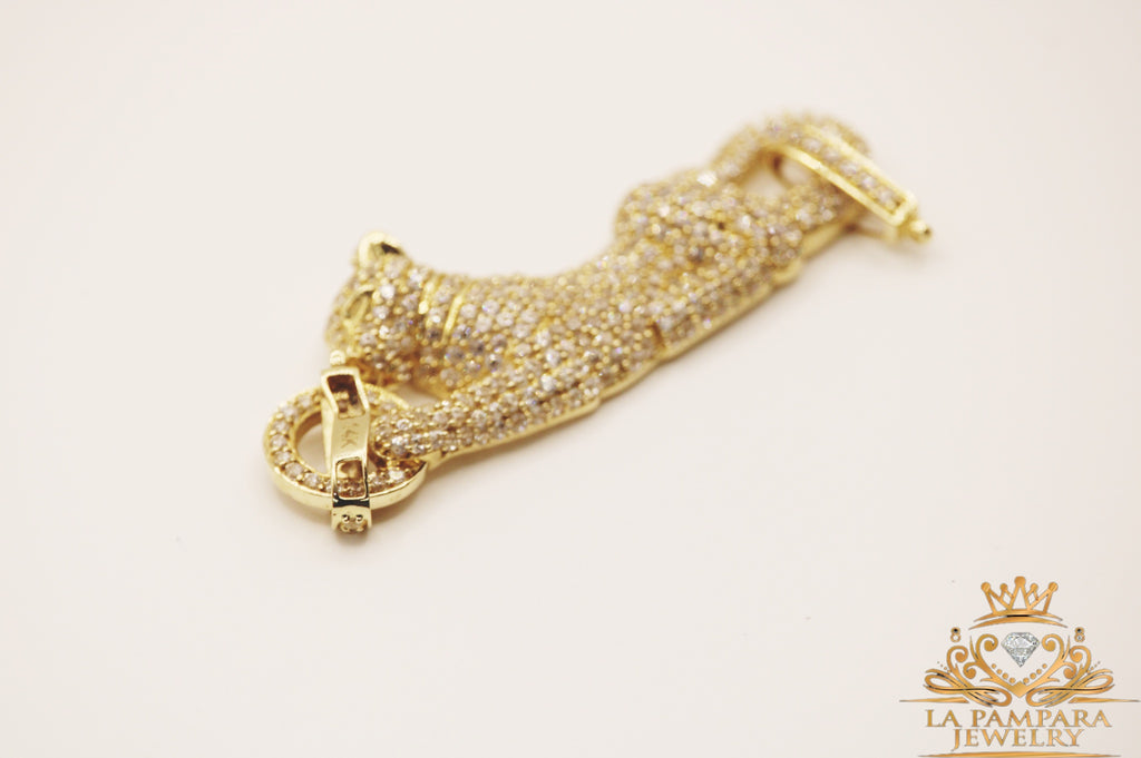 Pantera pendant 14k