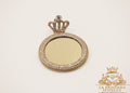 Crown photo pendant 14k