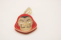 Casa de papel face pendant 14k