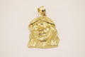 Jesus Face Pendant plain 14k