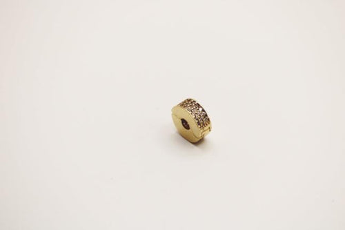 Circle charm 14k