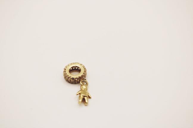 Kids Bracelet charm 14k
