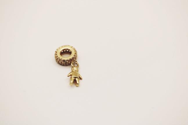 Kids Bracelet charm 14k