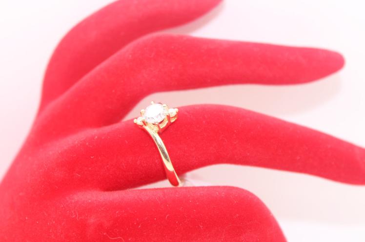Anillo compromiso/Engemen 14K