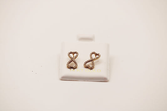 14k Infiniti Earring