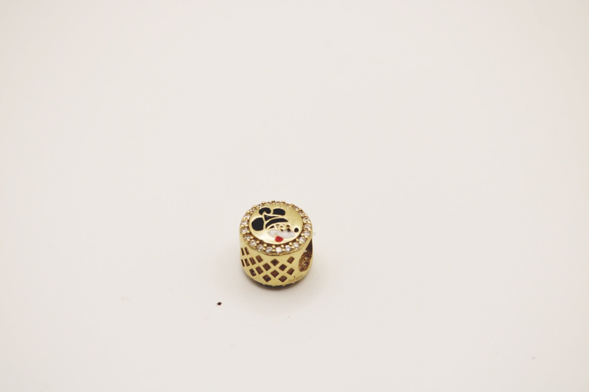 Mouse charm 14k