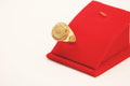 Round fancy men Ring 14k