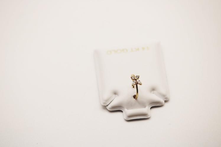 Noce piercing 14k