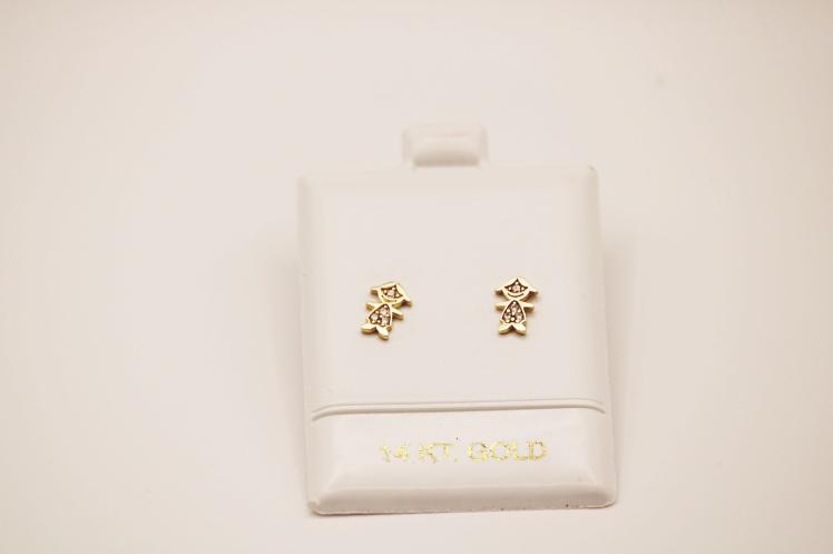 Kids Earring 14k