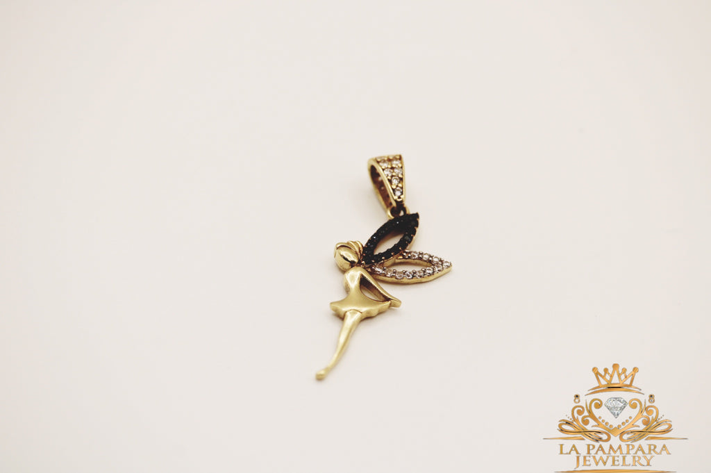 Fairy tale small pendant 14k