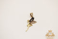 Fairy tale small pendant 14k