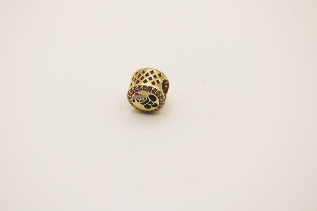 Mouse charm 14k