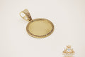 Photo  pendant 14k  round