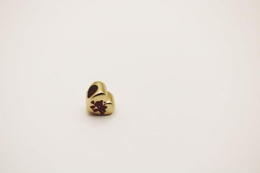 Heart charm 14k