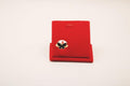 Black butterfly ring 14k