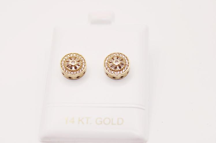 New Baguette Earring 14k